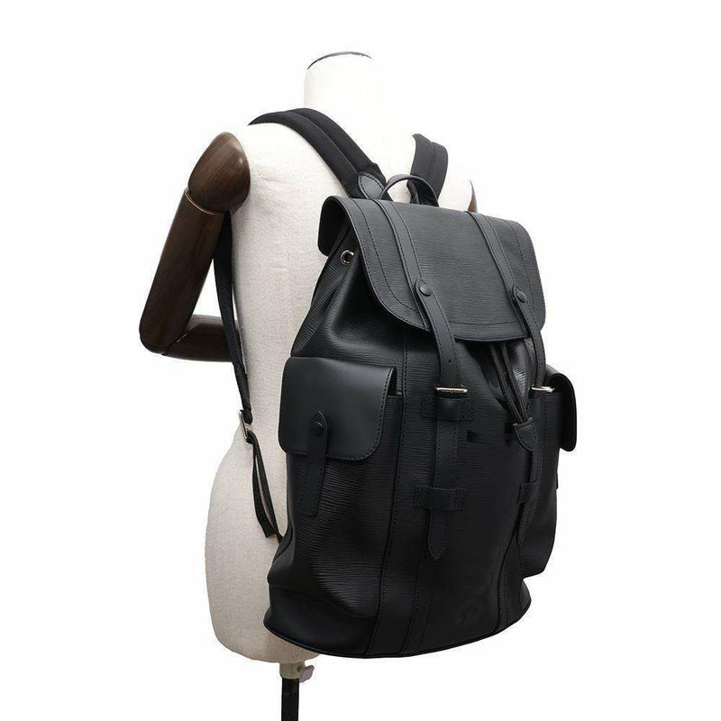 ルイヴィトン リュックサック エピ シュプリーム クリストファーPM M53413 LOUIS VUITTON Supreme 黒 ブラック