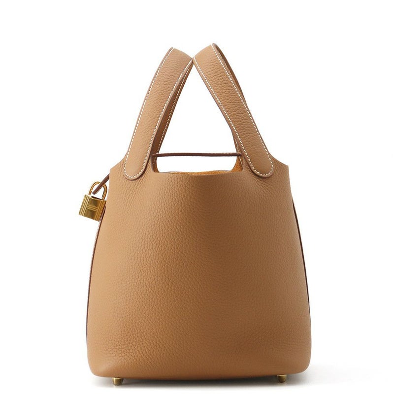 エルメス ハンドバッグ ピコタンロックPM ゴールド/ゴールド金具 トリヨンクレマンス K刻印