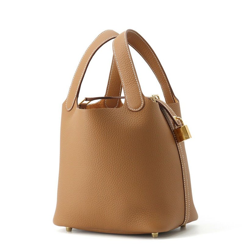 エルメス ハンドバッグ ピコタンロックPM ゴールド/ゴールド金具 トリヨンクレマンス K刻印