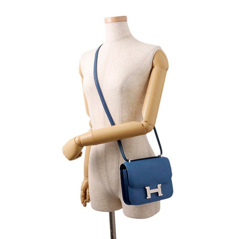 エルメス ミニ コンスタンス3 ミロワール ブルータラサ/シルバー金具 エプソン K刻印