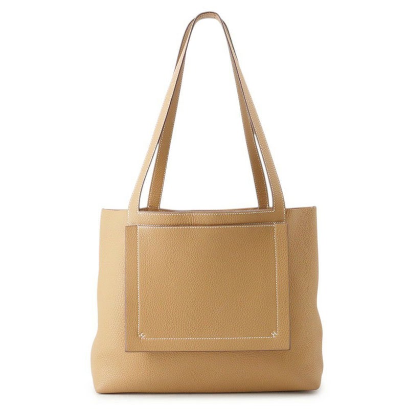 エルメス トートバッグ カバセリエ31 ビスキュイ トリヨンクレマンス B刻印 HERMES バッグ