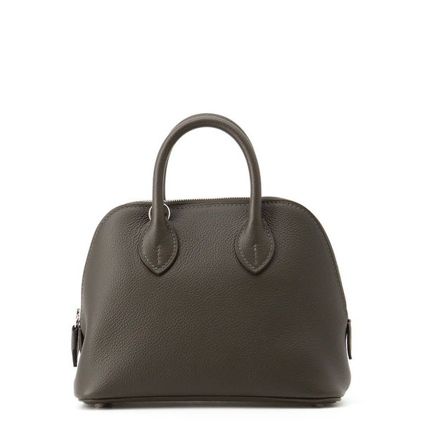 エルメス ボリード1923 ミニ ヴェールブロンズ/シルバー金具 エバーカラー K刻印 ２wayショルダー