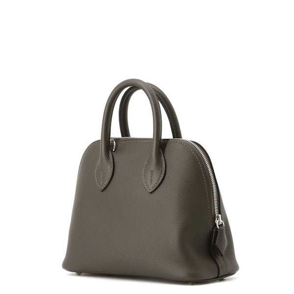 エルメス ボリード1923 ミニ ヴェールブロンズ/シルバー金具 エバーカラー K刻印 ２wayショルダー