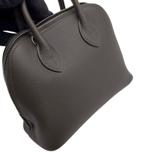 エルメス ボリード1923 ミニ ヴェールブロンズ/シルバー金具 エバーカラー K刻印 ２wayショルダー