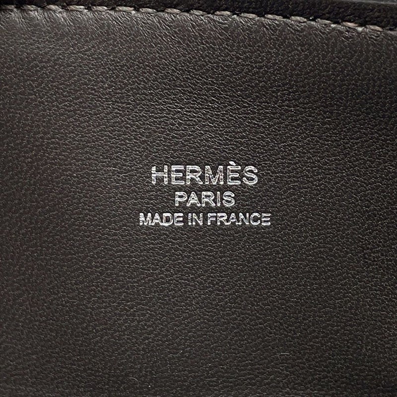 エルメス ボリード1923 ミニ ヴェールブロンズ/シルバー金具 エバーカラー K刻印 ２wayショルダー