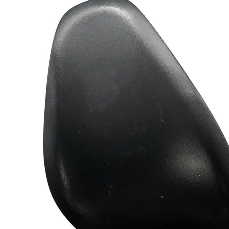 エルメス ショートブーツ ジェナ60 ニット/カーフレザー レディースサイズ37 HERMES 靴 黒