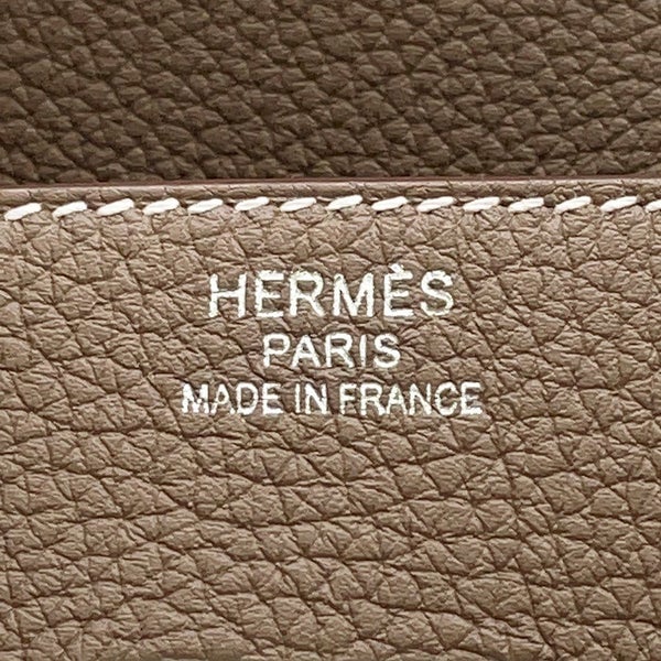 エルメス バーキン35 エトゥープ/シルバー金具 トゴ K刻印 HERMES Birkin ハンドバッグ