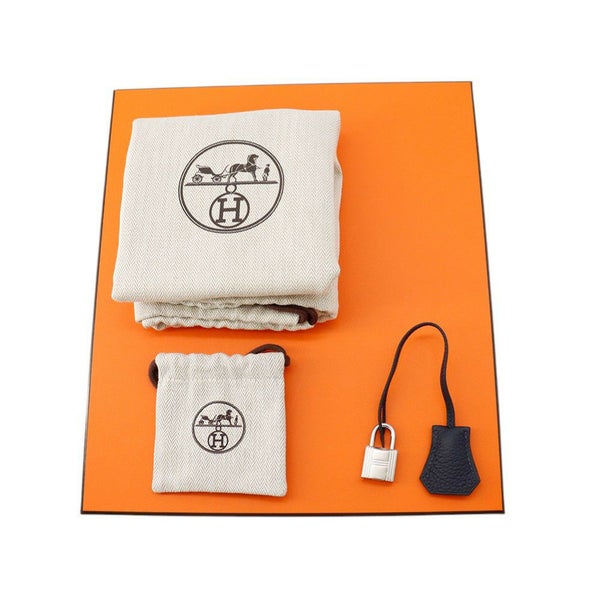 エルメス バーキン25 ブルーニュイ/シルバー金具 トゴ K刻印 HERMES Birkin ハンドバッグ