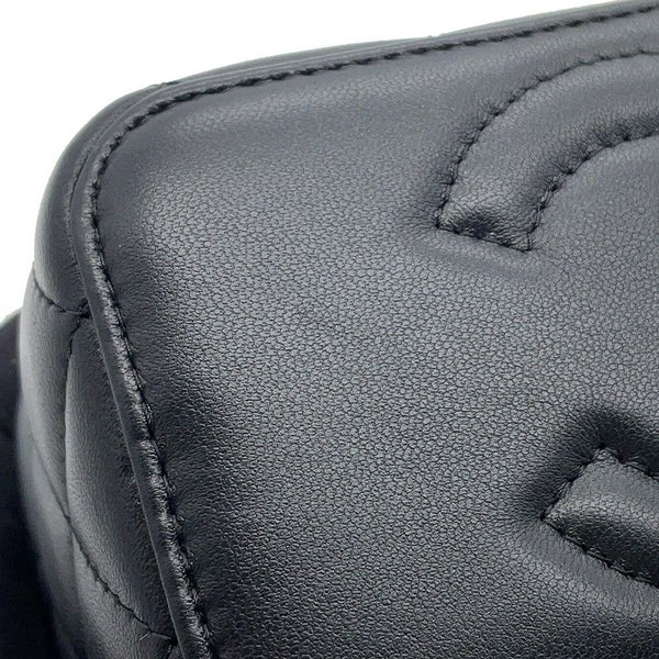 シャネル チェーンショルダーバッグ マトラッセ ココマーク フェイクパール ヴァニティ ラムスキン AP2199 CHANEL 黒