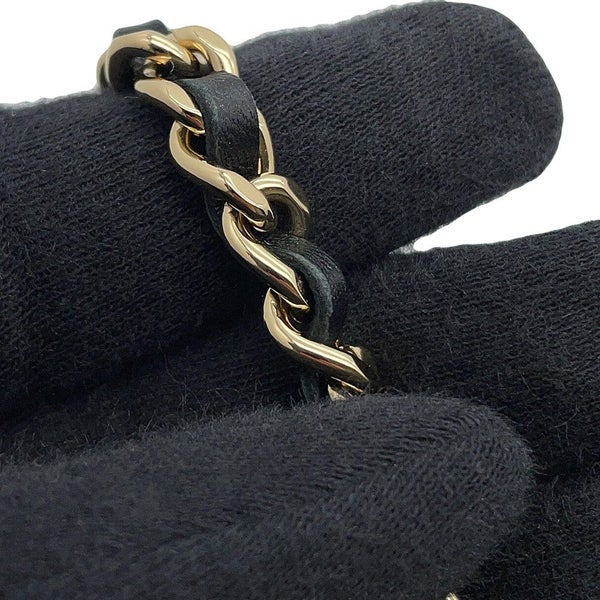 シャネル チェーンショルダーバッグ マトラッセ ココマーク フェイクパール ヴァニティ ラムスキン AP2199 CHANEL 黒