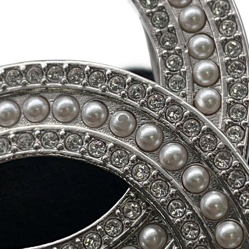 シャネル ブローチ ココマーク ラインストーン フェイクパール B24 S ABD463 CHANEL アクセサリー