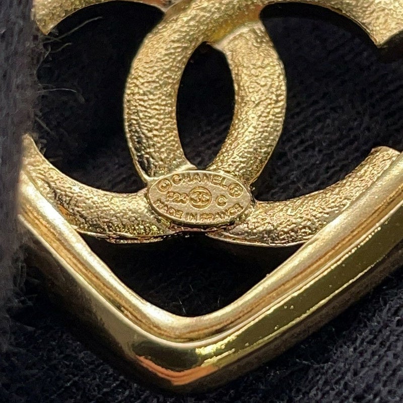 シャネル ブローチ ココマーク ハート ラインストーン F23 C ABA093 CHANEL アクセサリー