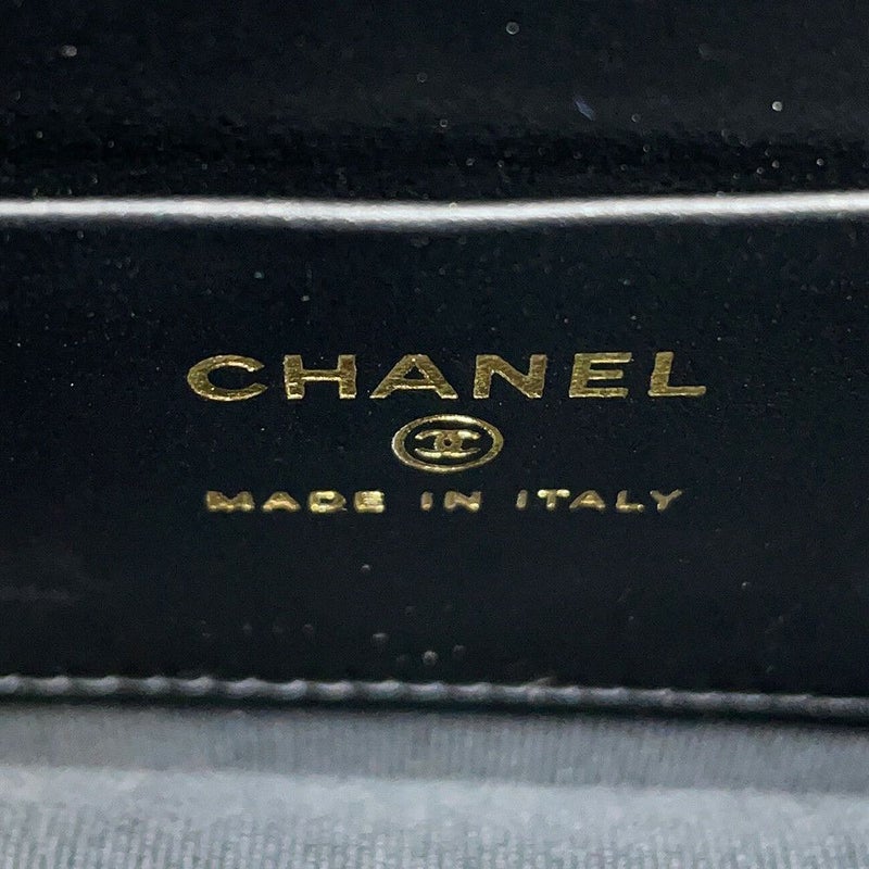 シャネル チェーンショルダーバッグ マトラッセ ココマーク フェイクパール ラムスキン AS5130 25/26年 クルーズ 黒