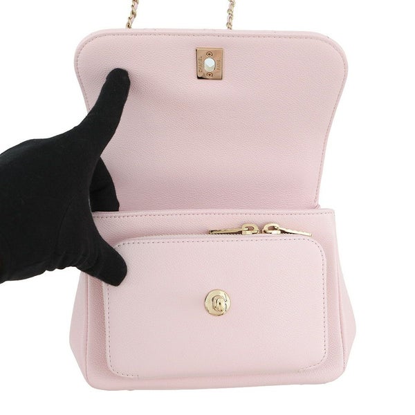 シャネル ハンドバッグ ココマーク マトラッセ キャビアスキン A93749 CHANEL 2wayチェーンショルダーバッグ