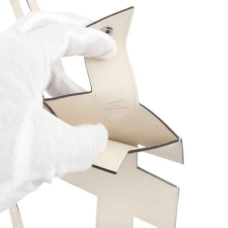 エルメス スマートフォンケース Hタグ ナタ/シルバー金具 エプソン Z刻印 HERMES
