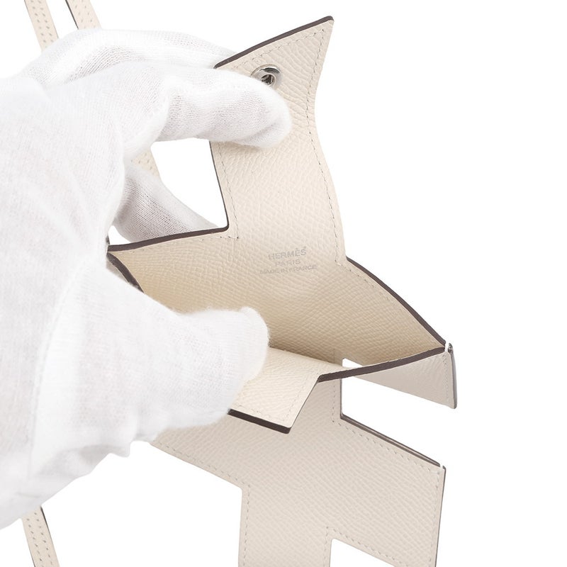 エルメス スマートフォンケース Hタグ ナタ/シルバー金具 エプソン Z刻印 HERMES