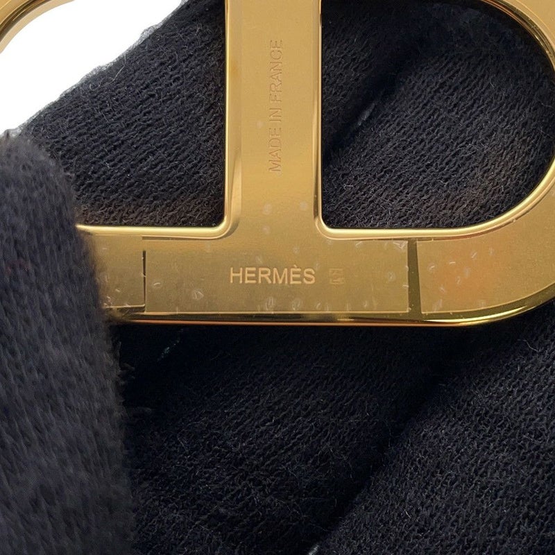 エルメス ブローチ シェーヌダンクル エタン/シルバー金具 エプソン HERMES アクセサリー