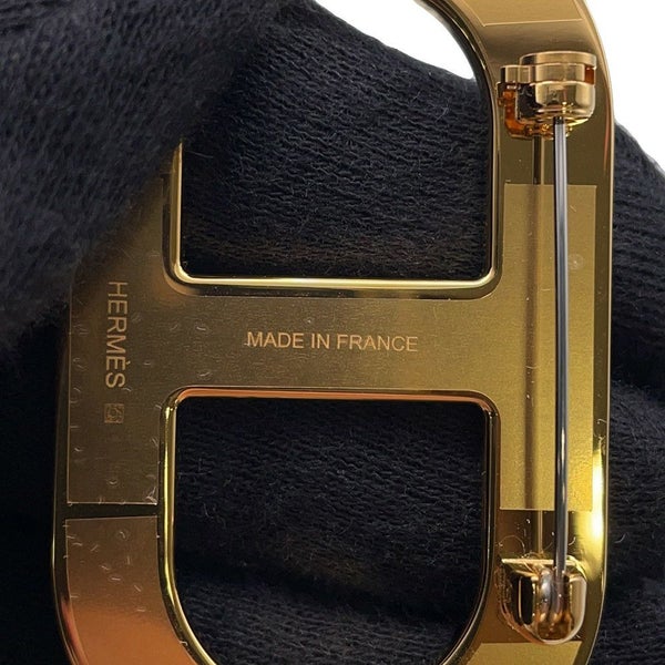 エルメス ブローチ シェーヌダンクル エタン/シルバー金具 エプソン HERMES アクセサリー