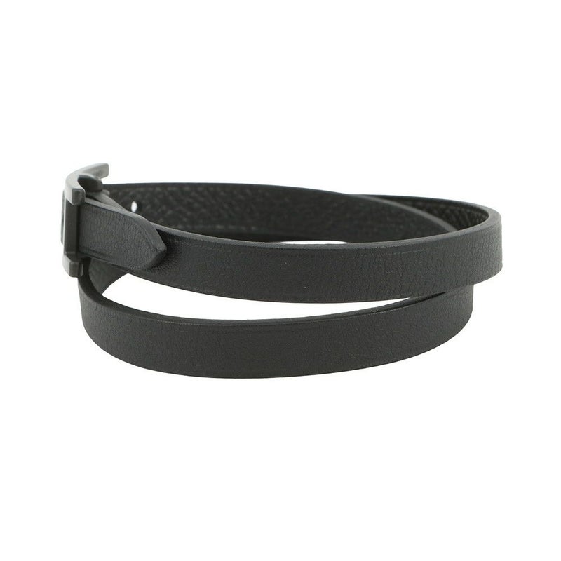 エルメス ブレスレット ビーアピ ドゥブルトゥール ブラック/ブラック金具 スイフト/エプソン サイズT4 黒