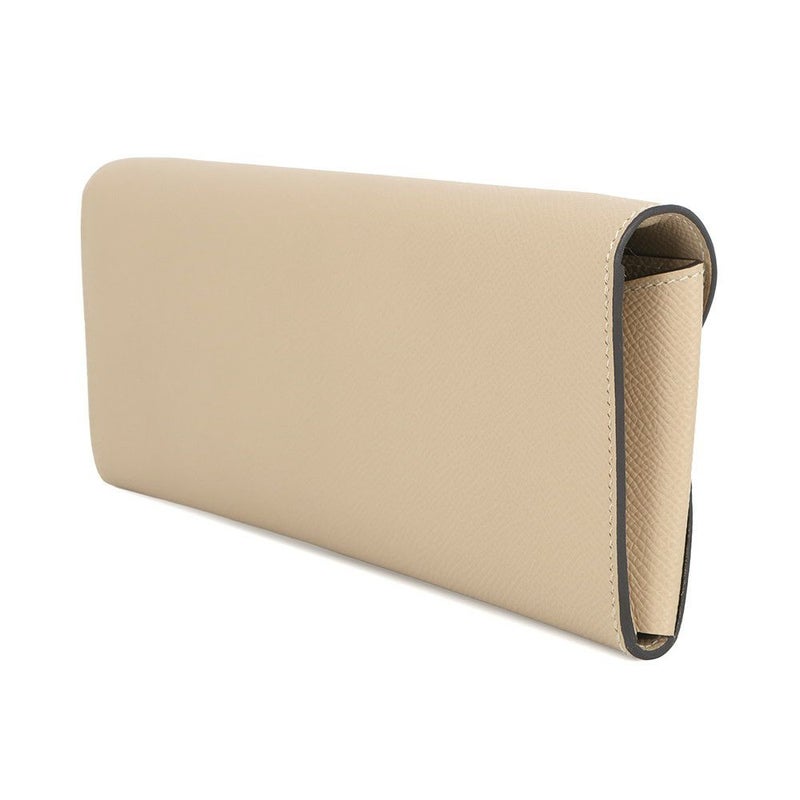 エルメス 長財布 シェーヌダンクル トゥーゴー トレンチ/ゴールド金具 エプソン K刻印 財布