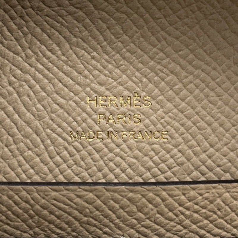 エルメス 長財布 シェーヌダンクル トゥーゴー トレンチ/ゴールド金具 エプソン K刻印 財布