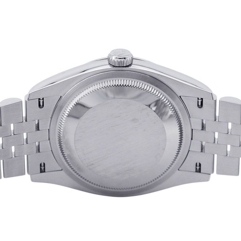 ロレックス デイトジャスト36 SS/K18WG ランダムシリアル ルーレット 126234 ROLEX 腕時計 スレート文字盤