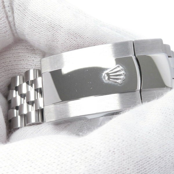 ロレックス デイトジャスト36 SS/K18WG ランダムシリアル ルーレット 126234 ROLEX 腕時計 スレート文字盤