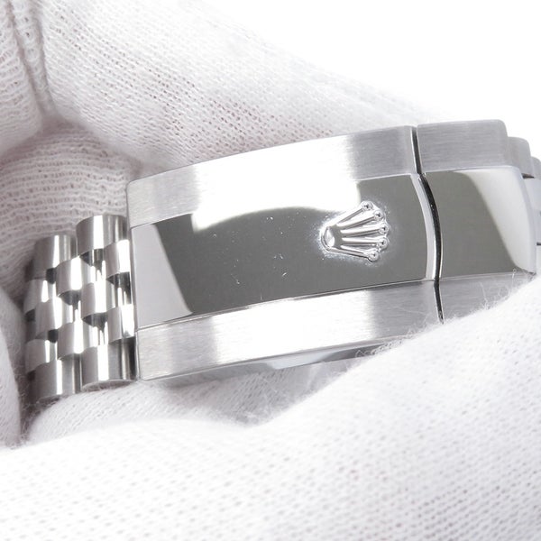 ロレックス デイトジャスト36 SS/K18WG ランダムシリアル ルーレット 126234 ROLEX 腕時計 スレート文字盤