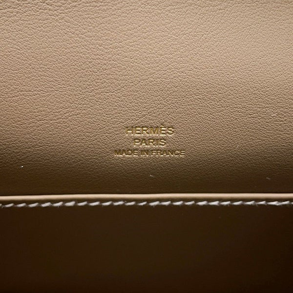 エルメス ハンドバッグ ポシェットケリー エトゥープ/ゴールド金具 スイフト K刻印