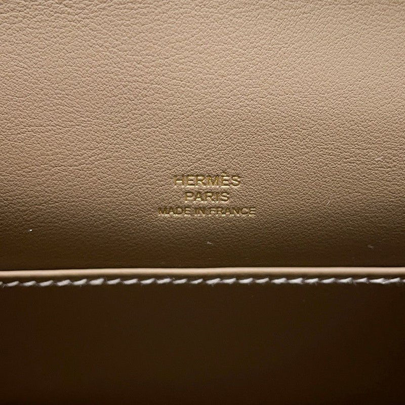 エルメス ハンドバッグ ポシェットケリー エトゥープ/ゴールド金具 スイフト K刻印