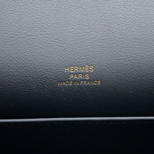 エルメス ハンドバッグ ポシェットケリー グリミスティ/ゴールド金具 スイフト K刻印