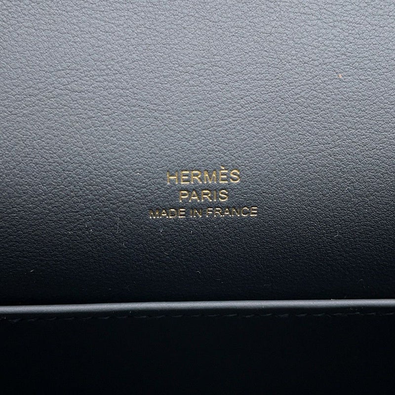 エルメス ハンドバッグ ポシェットケリー グリミスティ/ゴールド金具 スイフト K刻印