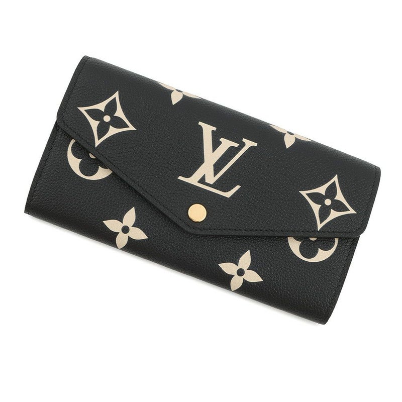 ルイヴィトン 長財布 モノグラム・アンプラント ポルトフォイユ・サラ M80496 LOUIS VUITTON ヴィトン 財布 ブラック 黒