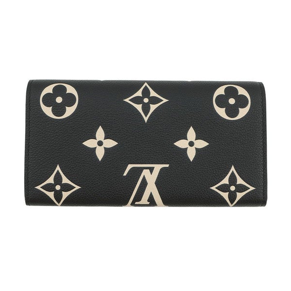 ルイヴィトン 長財布 モノグラム・アンプラント ポルトフォイユ・サラ M80496 LOUIS VUITTON ヴィトン 財布 ブラック 黒