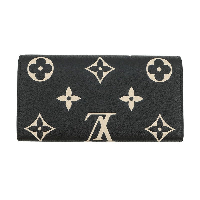 ルイヴィトン 長財布 モノグラム・アンプラント ポルトフォイユ・サラ M80496 LOUIS VUITTON ヴィトン 財布 ブラック 黒