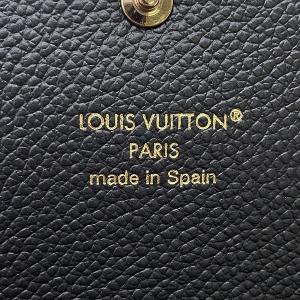 ルイヴィトン 長財布 モノグラム・アンプラント ポルトフォイユ・サラ M80496 LOUIS VUITTON ヴィトン 財布 ブラック 黒