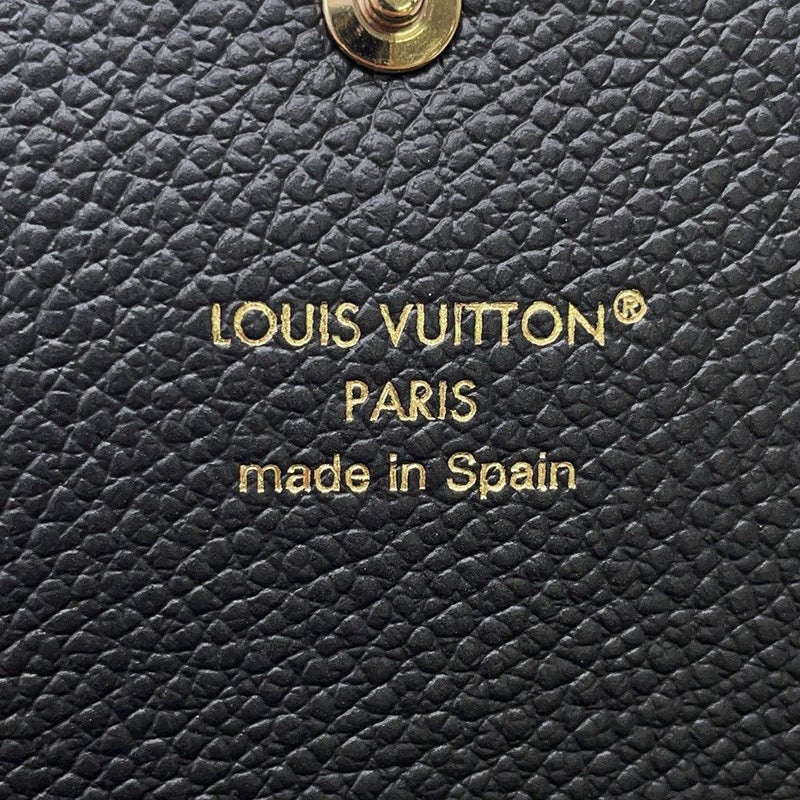 ルイヴィトン 長財布 モノグラム・アンプラント ポルトフォイユ・サラ M80496 LOUIS VUITTON ヴィトン 財布 ブラック 黒