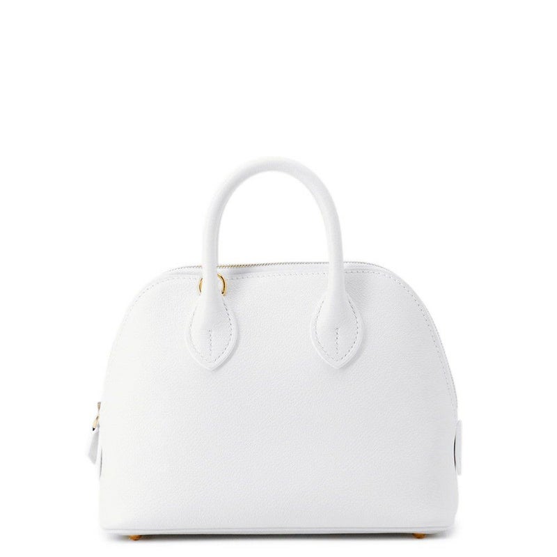 エルメス ボリード1923 ミニ ニューホワイト/ゴールド金具 エバーカラー K刻印 ２wayショルダー 白