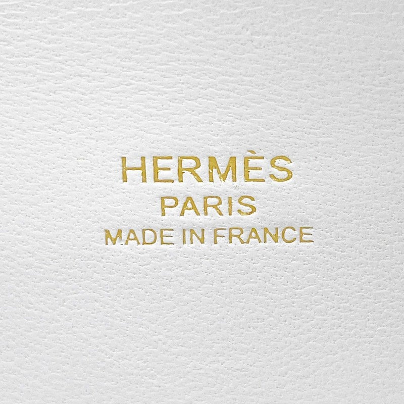 エルメス ボリード1923 ミニ ニューホワイト/ゴールド金具 エバーカラー K刻印 ２wayショルダー 白