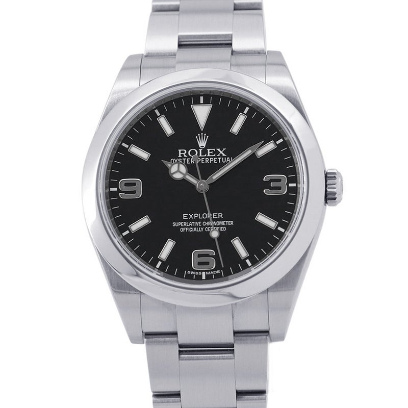 ロレックス エクスプローラー1 ランダムシリアル ルーレット 214270 ROLEX 腕時計 黒文字盤