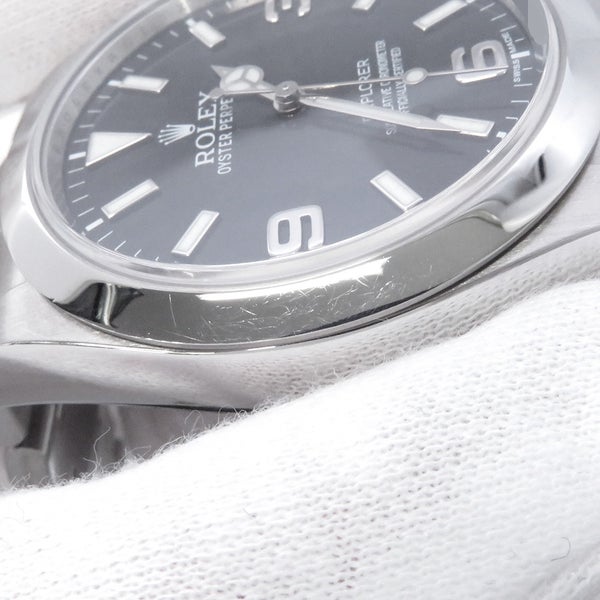 ロレックス エクスプローラー1 ランダムシリアル ルーレット 214270 ROLEX 腕時計 黒文字盤