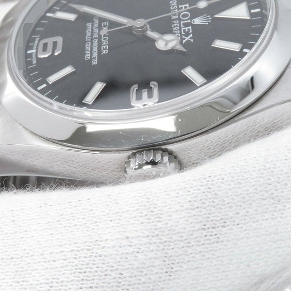 ロレックス エクスプローラー1 ランダムシリアル ルーレット 214270 ROLEX 腕時計 黒文字盤