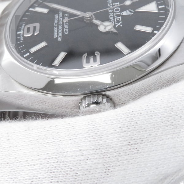 ロレックス エクスプローラー1 ランダムシリアル ルーレット 214270 ROLEX 腕時計 黒文字盤