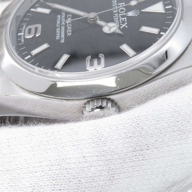 ロレックス エクスプローラー1 ランダムシリアル ルーレット 214270 ROLEX 腕時計 黒文字盤