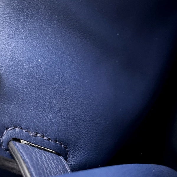 エルメス ボディバッグ ケリー アッカドPM ブルーネイビー/シルバー金具 トゴ B刻印 メンズ