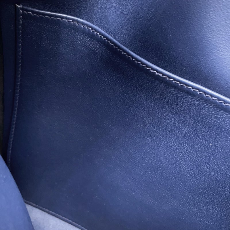 エルメス ボディバッグ ケリー アッカドPM ブルーネイビー/シルバー金具 トゴ B刻印 メンズ