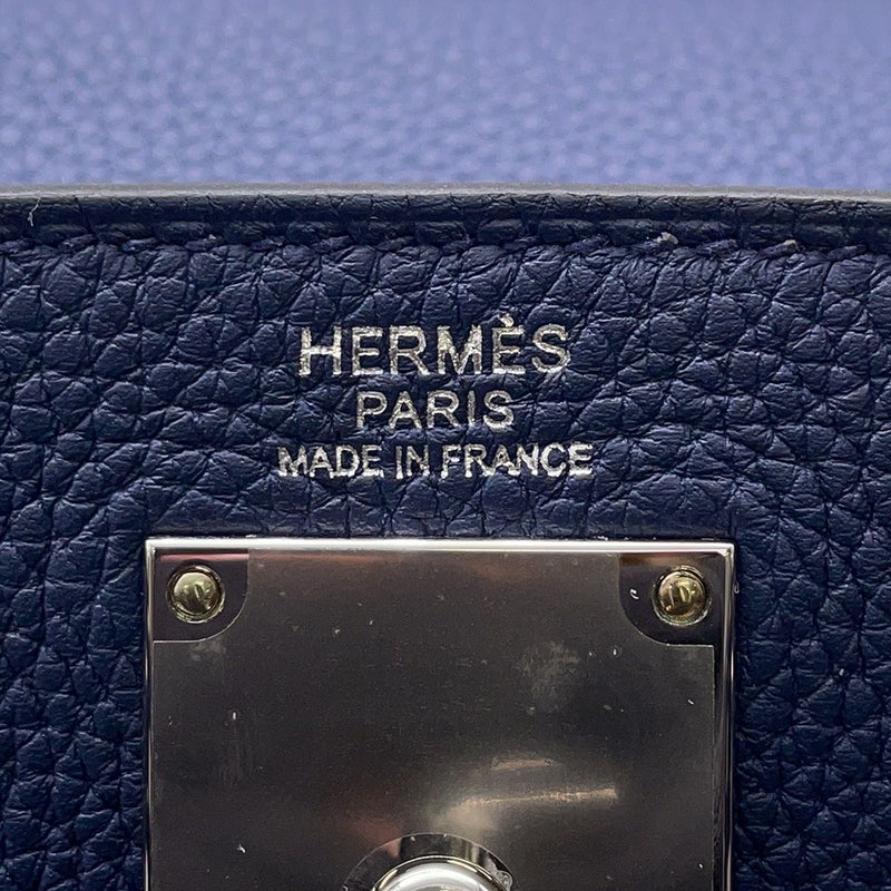 エルメス ボディバッグ ケリー アッカドPM ブルーネイビー/シルバー金具 トゴ B刻印 メンズ