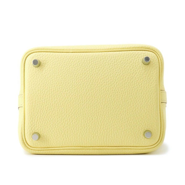 エルメス ハンドバッグ ピコタンロックPM エクラ リモンチェッロ/オレンジミニアン/シルバー金具 トリヨンクレマンス/スイフト B刻印