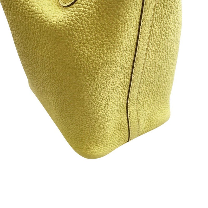 エルメス ハンドバッグ ピコタンロックPM エクラ リモンチェッロ/オレンジミニアン/シルバー金具 トリヨンクレマンス/スイフト B刻印