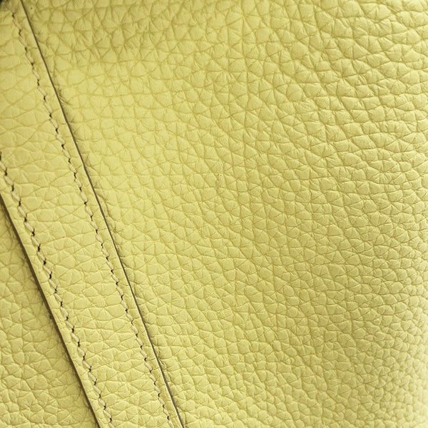 エルメス ハンドバッグ ピコタンロックPM エクラ リモンチェッロ/オレンジミニアン/シルバー金具 トリヨンクレマンス/スイフト B刻印